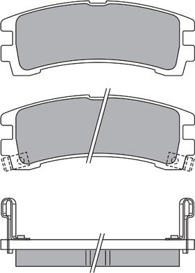 AISIN ASN-2084 - Kit de plaquettes de frein, frein à disque cwaw.fr