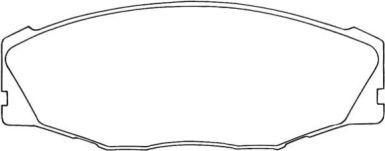 AISIN ASN-208 - Kit de plaquettes de frein, frein à disque cwaw.fr