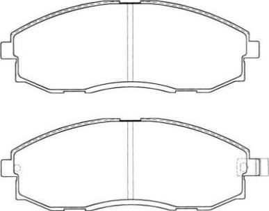 AISIN ASN-2036 - Kit de plaquettes de frein, frein à disque cwaw.fr