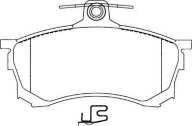 AISIN ASN-2030 - Kit de plaquettes de frein, frein à disque cwaw.fr