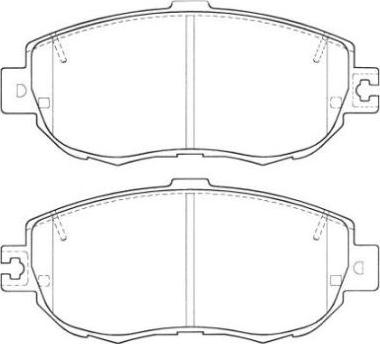 AISIN ASN-2020 - Kit de plaquettes de frein, frein à disque cwaw.fr