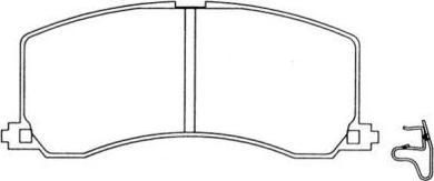 AISIN ASN-2027 - Kit de plaquettes de frein, frein à disque cwaw.fr