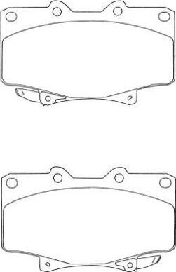 AISIN ASN-202 - Kit de plaquettes de frein, frein à disque cwaw.fr