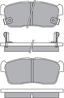 AISIN ASN-2155 - Kit de plaquettes de frein, frein à disque cwaw.fr