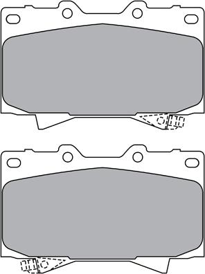 AISIN ASN-2168 - Kit de plaquettes de frein, frein à disque cwaw.fr