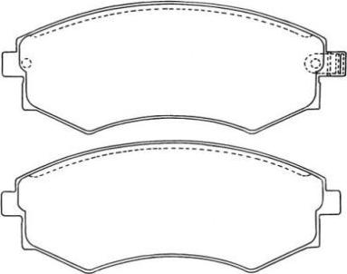 AISIN ASN-211 - Kit de plaquettes de frein, frein à disque cwaw.fr