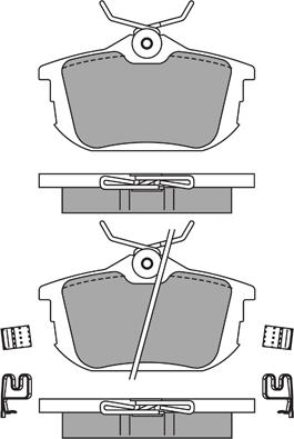 AISIN ASN-2182 - Kit de plaquettes de frein, frein à disque cwaw.fr