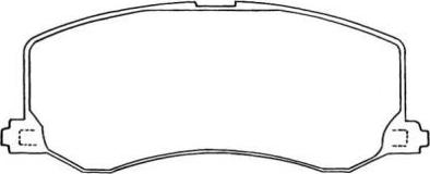 AISIN ASN-213 - Kit de plaquettes de frein, frein à disque cwaw.fr