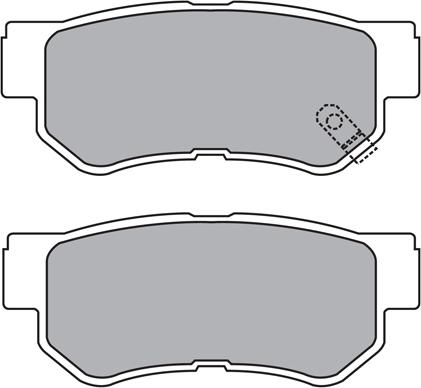 AISIN ASN-2174 - Kit de plaquettes de frein, frein à disque cwaw.fr