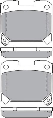 AISIN ASN-2171 - Kit de plaquettes de frein, frein à disque cwaw.fr