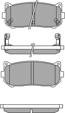 AISIN ASN-2177 - Kit de plaquettes de frein, frein à disque cwaw.fr