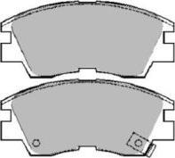 AISIN ASN-2310 - Kit de plaquettes de frein, frein à disque cwaw.fr