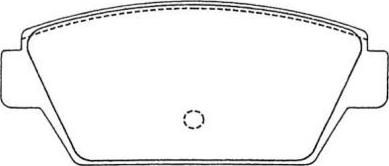 AISIN ASN-224 - Kit de plaquettes de frein, frein à disque cwaw.fr