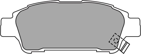 AISIN ASN-2201 - Kit de plaquettes de frein, frein à disque cwaw.fr