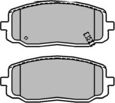 AISIN ASN-2235 - Kit de plaquettes de frein, frein à disque cwaw.fr