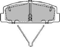 AISIN ASN-2229 - Kit de plaquettes de frein, frein à disque cwaw.fr