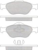 AISIN ASN-2225 - Kit de plaquettes de frein, frein à disque cwaw.fr