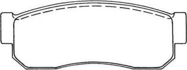 AISIN ASN-76 - Kit de plaquettes de frein, frein à disque cwaw.fr