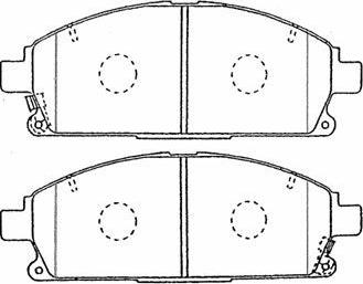 AISIN B1N062 - Kit de plaquettes de frein, frein à disque cwaw.fr