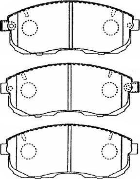 AISIN B1N019 - Kit de plaquettes de frein, frein à disque cwaw.fr