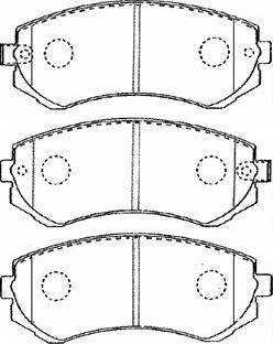 AISIN B1N018 - Kit de plaquettes de frein, frein à disque cwaw.fr