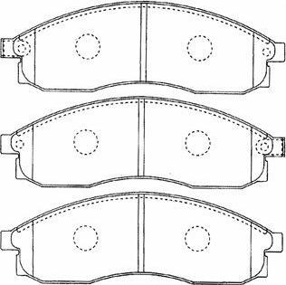 AISIN B1N023 - Kit de plaquettes de frein, frein à disque cwaw.fr