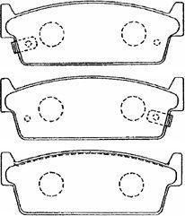 AISIN B2N045 - Kit de plaquettes de frein, frein à disque cwaw.fr