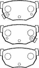 AISIN B2N016 - Kit de plaquettes de frein, frein à disque cwaw.fr