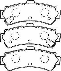 AISIN B2N029 - Kit de plaquettes de frein, frein à disque cwaw.fr