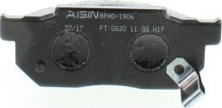 AISIN BPHO-1906 - Kit de plaquettes de frein, frein à disque cwaw.fr