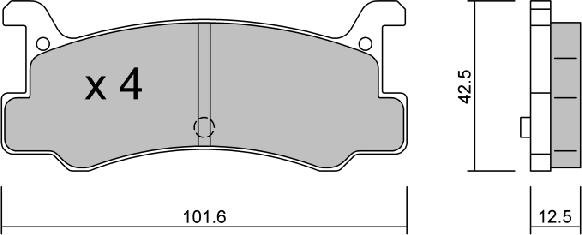 AISIN BPMZ-2002 - Kit de plaquettes de frein, frein à disque cwaw.fr