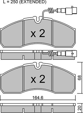 AISIN BPNI-1016 - Kit de plaquettes de frein, frein à disque cwaw.fr