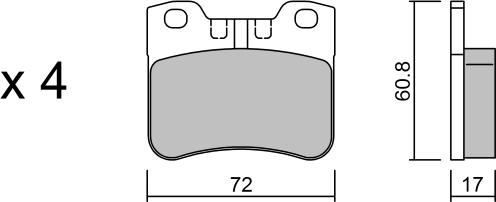 AISIN BPPE-1016 - Kit de plaquettes de frein, frein à disque cwaw.fr