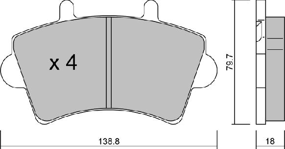 AISIN BPRE-1005 - Kit de plaquettes de frein, frein à disque cwaw.fr