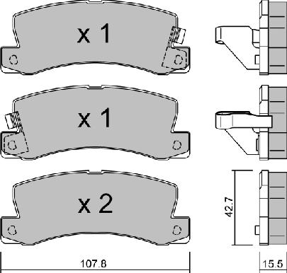 Lemförder 26298 - Kit de plaquettes de frein, frein à disque cwaw.fr