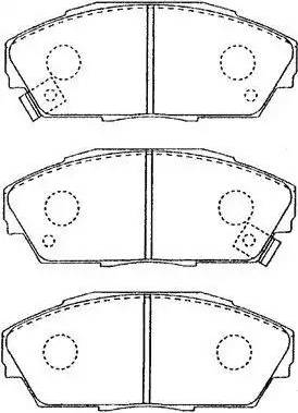 AISIN C1N013 - Kit de plaquettes de frein, frein à disque cwaw.fr