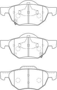 AISIN C1N083 - Kit de plaquettes de frein, frein à disque cwaw.fr