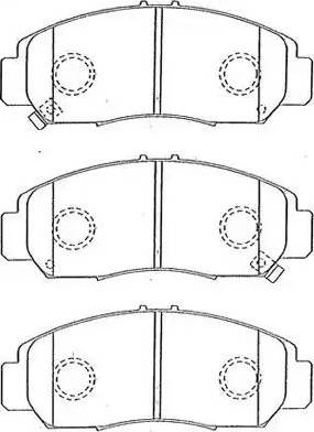 AISIN C1N030 - Kit de plaquettes de frein, frein à disque cwaw.fr