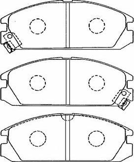 AISIN C1N033 - Kit de plaquettes de frein, frein à disque cwaw.fr