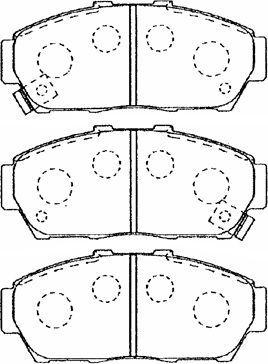 AISIN C1N024 - Kit de plaquettes de frein, frein à disque cwaw.fr