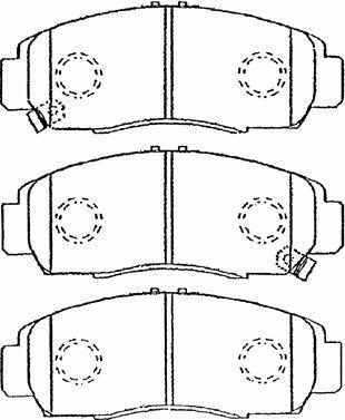 AISIN C1N026 - Kit de plaquettes de frein, frein à disque cwaw.fr