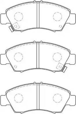 AISIN C1N020 - Kit de plaquettes de frein, frein à disque cwaw.fr