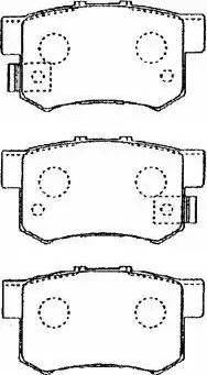 AISIN C2N021 - Kit de plaquettes de frein, frein à disque cwaw.fr