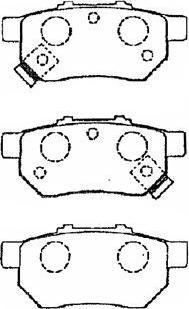 AISIN C2N022 - Kit de plaquettes de frein, frein à disque cwaw.fr