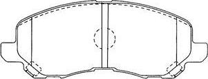 AISIN D1N048 - Kit de plaquettes de frein, frein à disque cwaw.fr