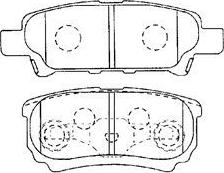 AISIN D2N049 - Kit de plaquettes de frein, frein à disque cwaw.fr