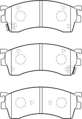 AISIN E1N026 - Kit de plaquettes de frein, frein à disque cwaw.fr