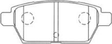 AISIN E2N067 - Kit de plaquettes de frein, frein à disque cwaw.fr