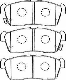 AISIN G1N006 - Kit de plaquettes de frein, frein à disque cwaw.fr