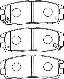 AISIN J2N009 - Kit de plaquettes de frein, frein à disque cwaw.fr